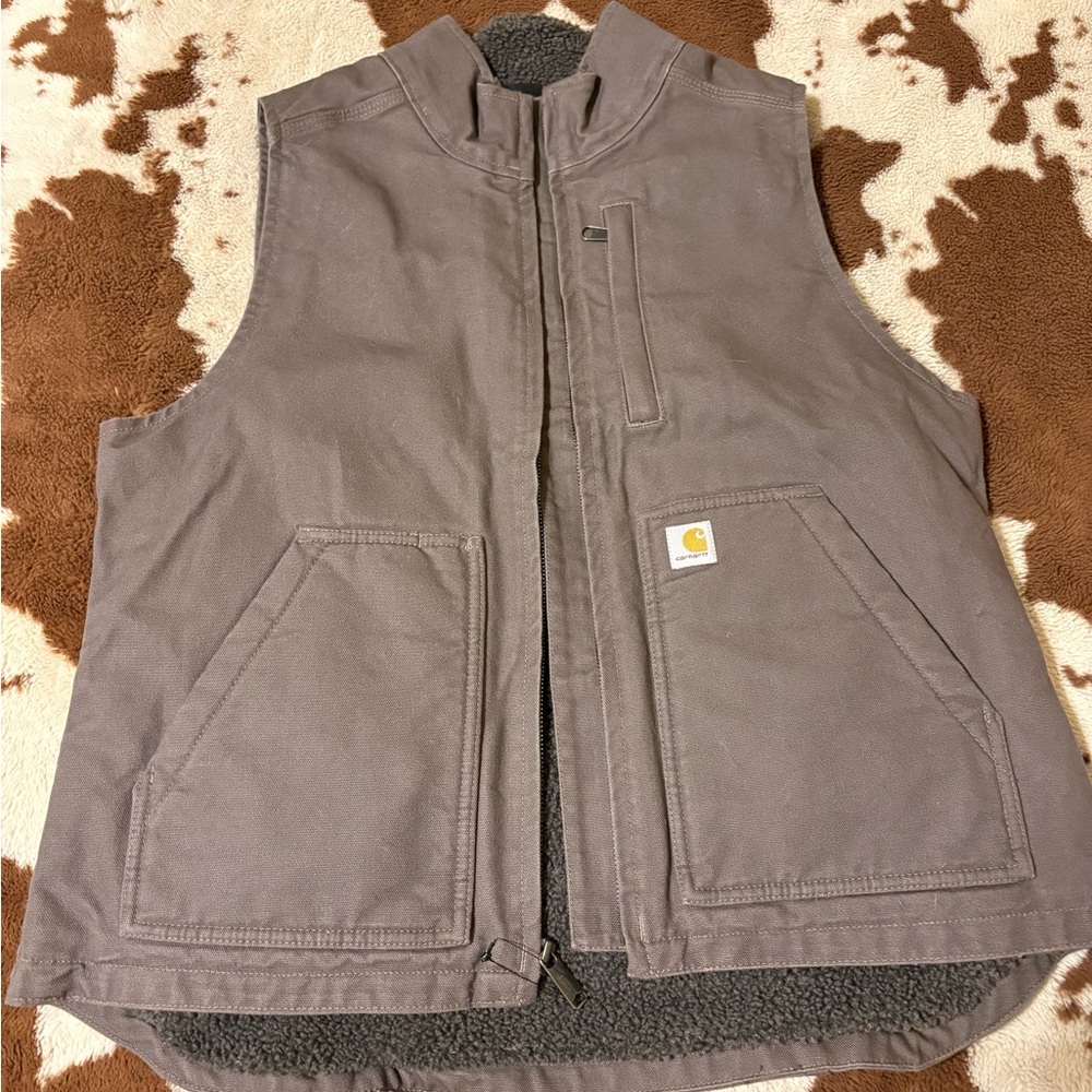 Carhartt Brown Relaxed Fit Vest